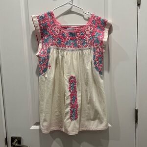 Mi Golondrina Embroidered Top